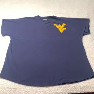 West Virginia Mountaineers KA Knights Apparel Women’s Tee, Like New